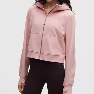 Scuba Oversized Full Zip Hoodie Pale Pink Mist NEVER WORN!! NWOT